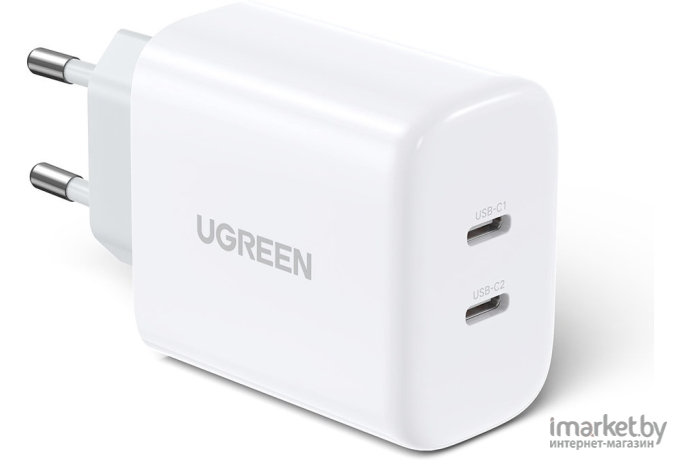 Сетевое зарядное устройство Ugreen CD243-10343 White [10343]