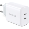 Сетевое зарядное устройство Ugreen CD243-10343 White [10343]