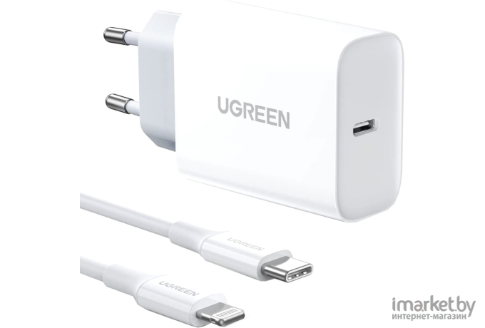 Сетевое зарядное устройство Ugreen CD137-50698 White [50698]