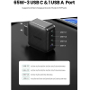 Сетевое зарядное устройство Ugreen CD224-70774 Black [70774]