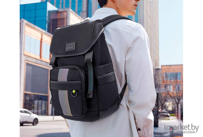 Рюкзак Ninetygo Business Multifunctional Backpack 2in1 Black (90BBPCB21101M)