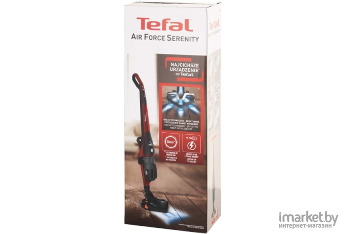 Пылесос Tefal Air Force TY9133WH черный/бордовый [2211400773]