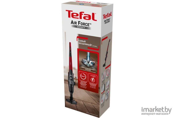 Пылесос Tefal Air Force TY9133WH черный/бордовый [2211400773]