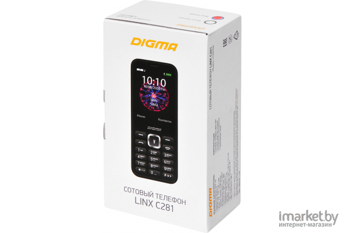 Мобильный телефон Digma C281 Linx 32Mb синий [LT2067PM]