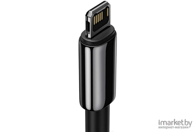 Кабель Baseus CALWJ-01 Tungsten Gold Fast Charging Data Cable USB to Lightning 2.4A 1m Black