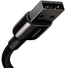 Кабель Baseus CALWJ-01 Tungsten Gold Fast Charging Data Cable USB to Lightning 2.4A 1m Black