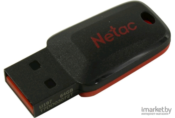 Usb flash Netac 128GB 2.0 FlashDrive U197 [NT03U197N-128G-20BK]