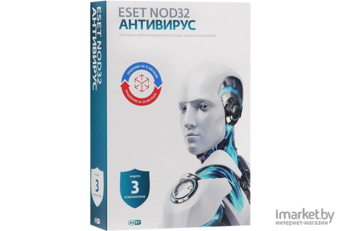 Антивирус ESET NOD32 Smart Security - продление лицензии на 1 год [NOD32-ESS-RN(KEY)-1-1 СНГ]