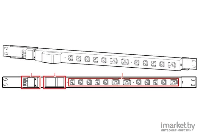 Блок распределения питания Huawei Power Distributor Unit [PDU2000-32-1PH-9/3-B1]