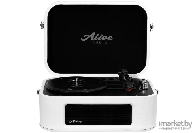 Виниловый проигрыватель Alive Audio STORIES c Bluetooth White [STR-06-WH]