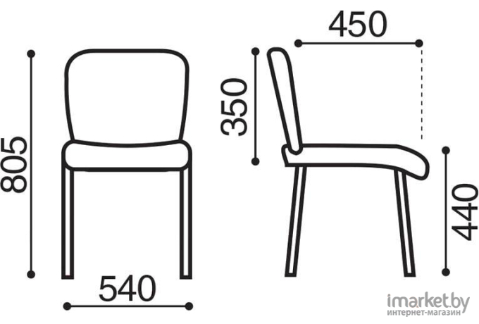 Офисное кресло Brabix Iso CF-001 (С-14) черный/синий [531422]