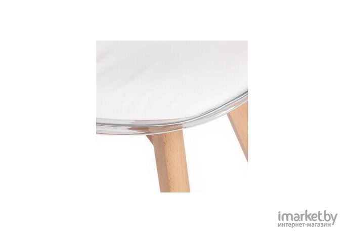 Офисное кресло TetChair Secret De Maison TULIP  (mod. 73) дерево/пластик/ПУ белый