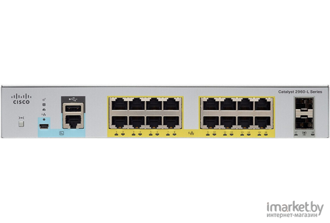 Коммутатор Cisco Catalyst 2960-L (WS-C2960L-16PS-LL)