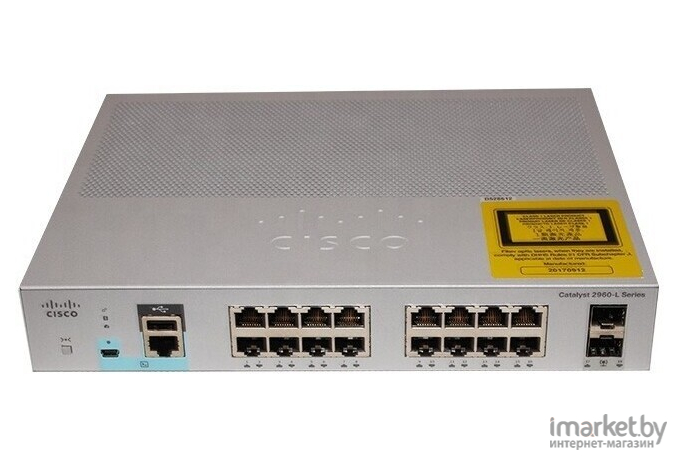 Коммутатор Cisco Catalyst 2960-L (WS-C2960L-16PS-LL)