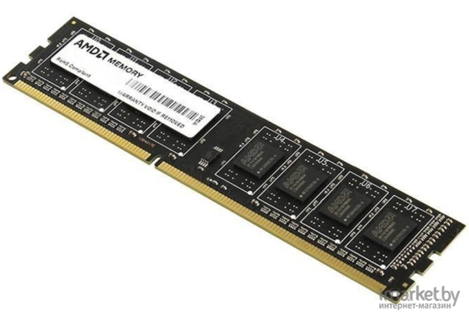 Оперативная память AMD Память DDR3 4Gb AMD R744G2400U1S-UO [R744G2400U1S-UO]