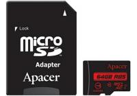 Карта памяти Apacer Карта памяти SDXC-micro 64GB Apacer AP64GMCSX10U5-R [AP64GMCSX10U5-R]