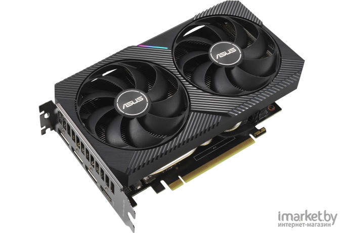 Видеокарта ASUS Видеокарта Asus DUAL-RTX3060TI-O8G-MINI-V2 [DUAL-RTX3060TI-O8G-MINI-V2]