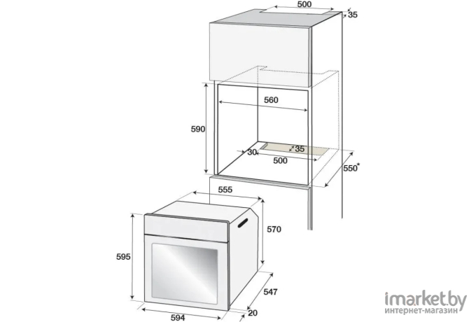 Духовой шкаф BEKO BIE21300W белый [BIE21300W]