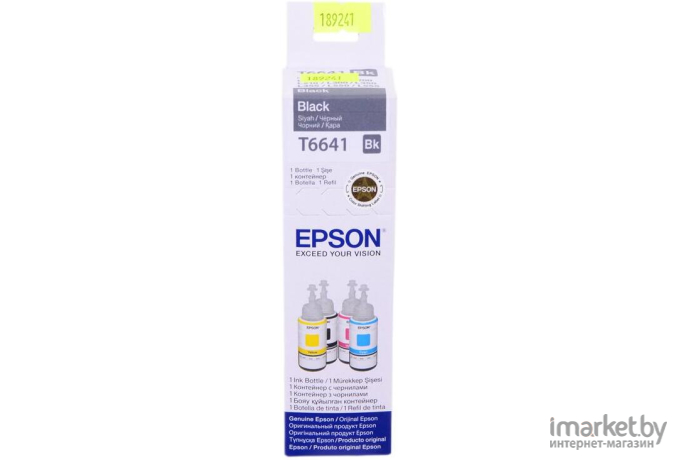 Контейнер Epson T6641 с черными чернилами 70мл [C13T66414A]