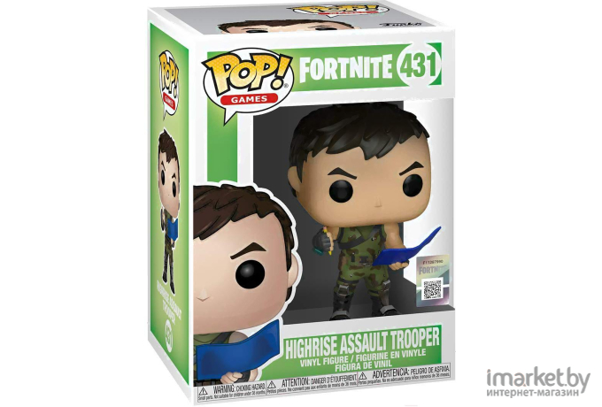  Funko Фигурка Funko POP! Vinyl Games Fortnite High Rise As Trooper 34465 [Fun1545]