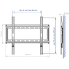 Кронштейн, стойка Kromax Кронштейн для телевизора Kromax IDEAL-3 (26003) черный [26003]