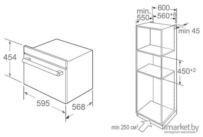 Духовой шкаф Midea TF944EG9-WH [TF944EG9-WH]