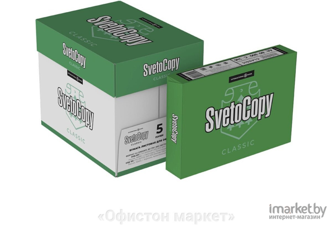 Офисная бумага SvetoCopy Бумага SvetoCopy A4 500 листов, 80 г/м2