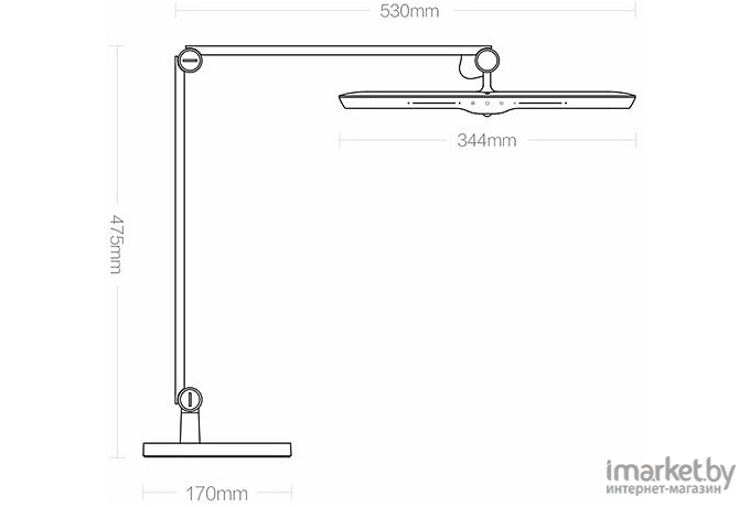  Yeelight Настольная лампа Yeelight LED Vision Desk Lamp V1 Pro YLTD13YL [YLTD13YL]