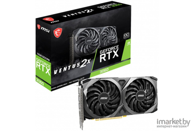 Видеокарта MSI GeForce RTX 3060 VENTUS 2X OC