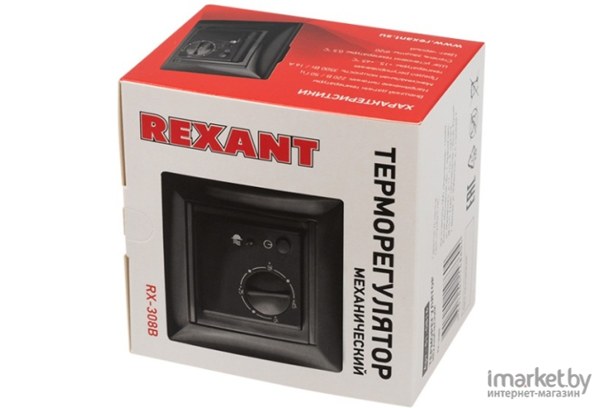 Терморегулятор Rexant RX-308B 51-0816 (черный)