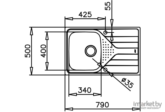 Кухонная мойка TEKA Universe 45 T-XM 1B 1D MCTXT