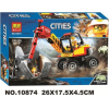 Конструктор Bela Cities 10874 Трактор для горных работ (132 детали)