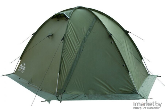 Экспедиционная палатка TRAMP Rock 4 V2 (зеленый)
