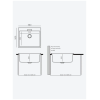 Кухонная мойка Tolero Loft TL-580 (белый)