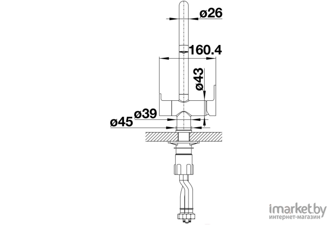 Смеситель Blanco Trima Silgranit 526270 (серый беж)