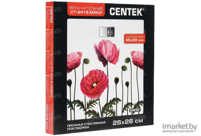 Напольные весы CENTEK CT-2416 Pink Flower