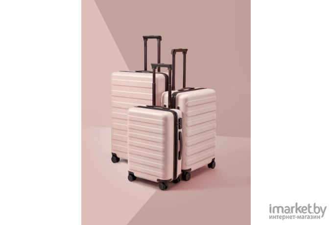 Чемодан Ninetygo Rhine Luggage 28 розовый