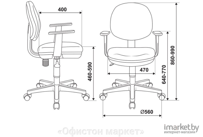 Кресло детское Бюрократ CH-W356AXSN фиолетовый