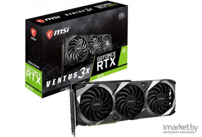 Видеокарта MSI GeForce RTX 3070 Ventus 3X 8G OC LHR
