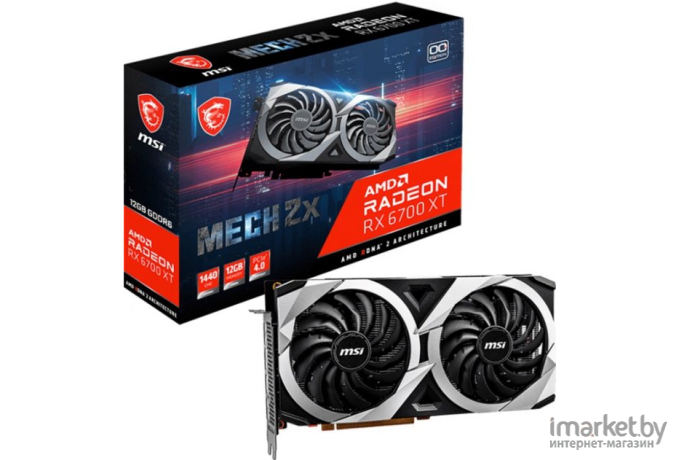 Видеокарта MSI Radeon RX 6700 XT Mech 2X 12G OC GDDR6