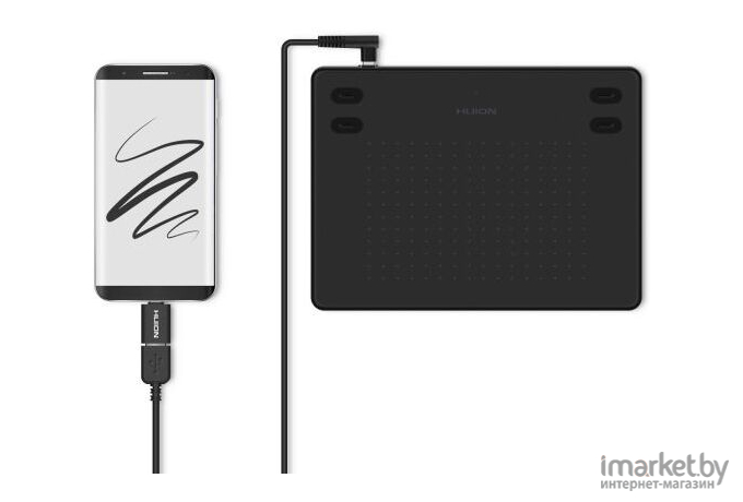 Графический планшет Huion RTE-100 Black