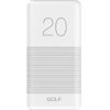 Портативное зарядное устройство GOLF G81 20000 mAh (белый)