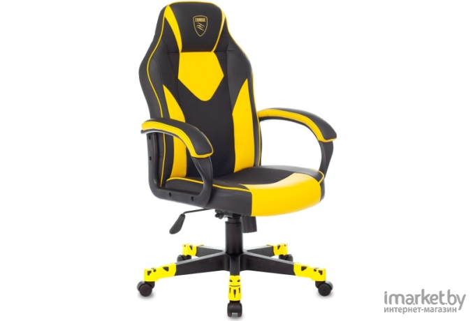 Кресло компьютерное Zombie Game 17 (черный/желтый)