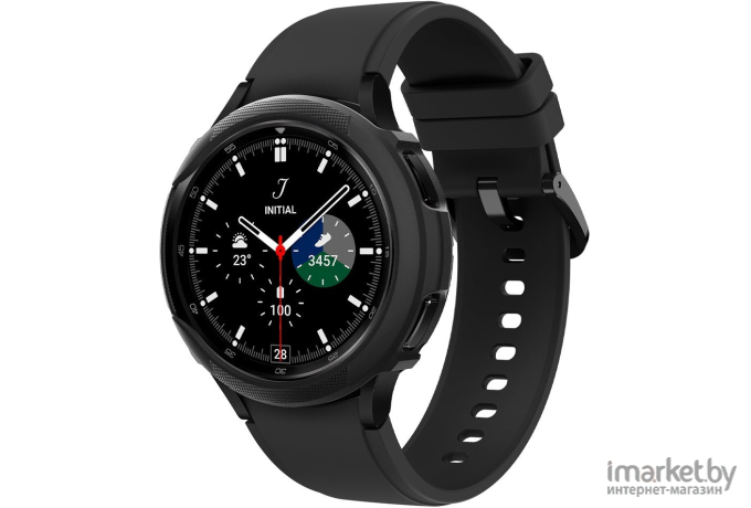 Чехол для Samsung Galaxy Watch 4 Classic 42 мм гелевый Spigen SGP Liquid Air черный