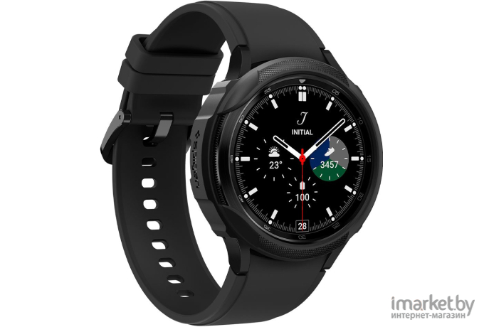 Чехол для Samsung Galaxy Watch 4 Classic 42 мм гелевый Spigen SGP Liquid Air черный