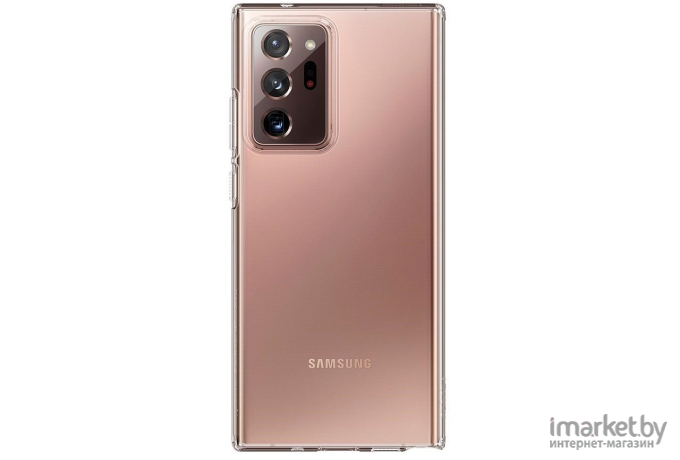 Чехол для Samsung Galaxy Note 20 Ultra гелевый ультратонкий Spigen SGP Liquid Crystal прозрачный