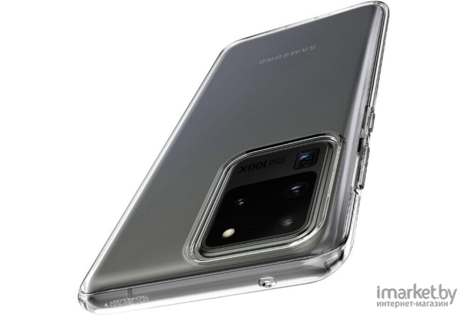 Чехол для Samsung Galaxy S20 Ultra гелевый ультратонкий Spigen SGP Liquid Crystal прозрачный