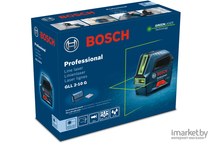 Лазерный нивелир Bosch GLL 2-10 G (0601063P00)