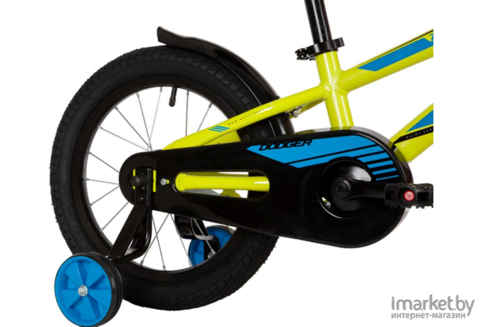 Детский велосипед Novatrack Dodger 16 2022 165ADODGER.GN22 (зеленый)