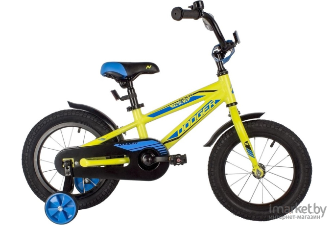 Детский велосипед Novatrack Dodger 14 2022 145ADODGER.GN22 (зеленый)